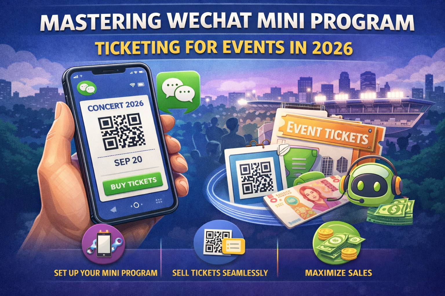 wechat mini program ticketing events