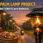 oil palm lamp project street lamp oil palm