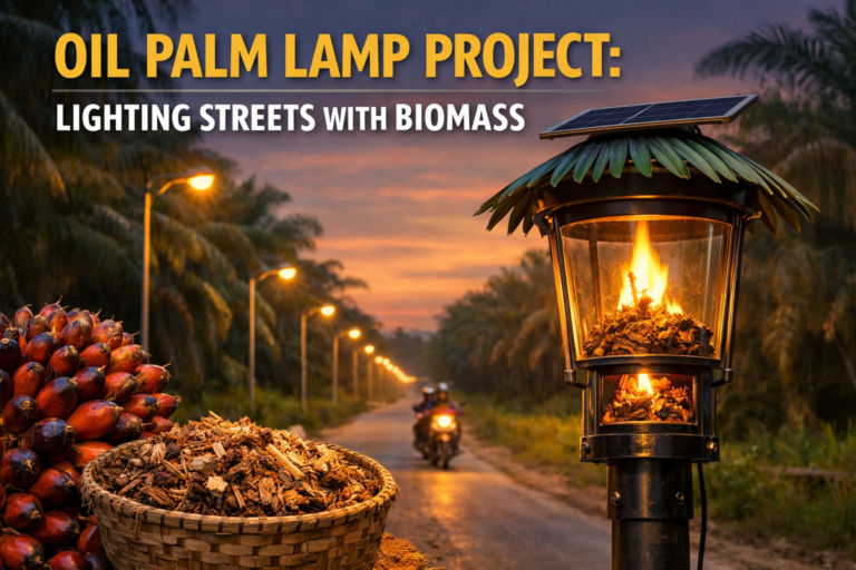 oil palm lamp project street lamp oil palm