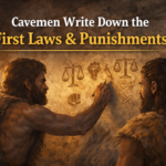 cavemen write down the first laws and their punishments