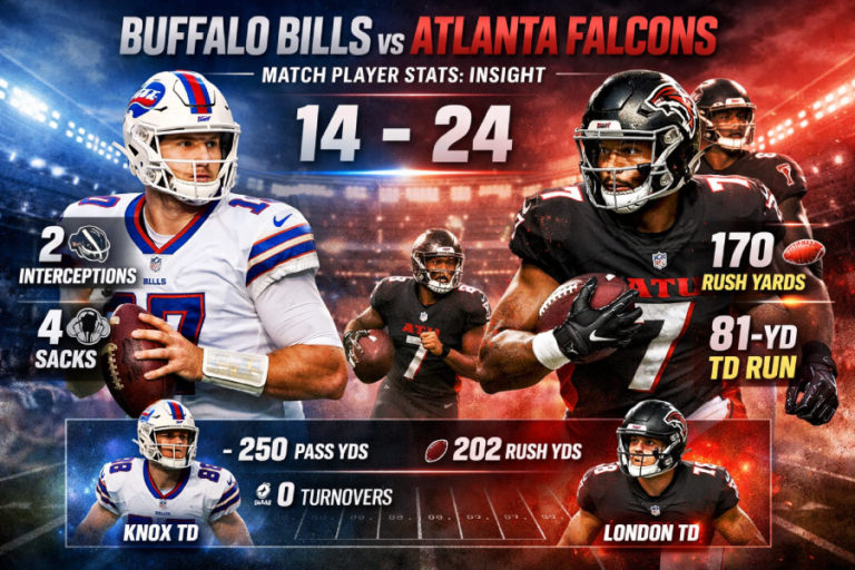 Buffalo Bills vs Atlanta Falcons match player stats